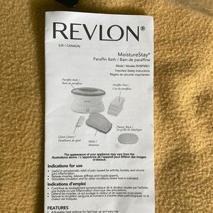 revlon paraffin bath.